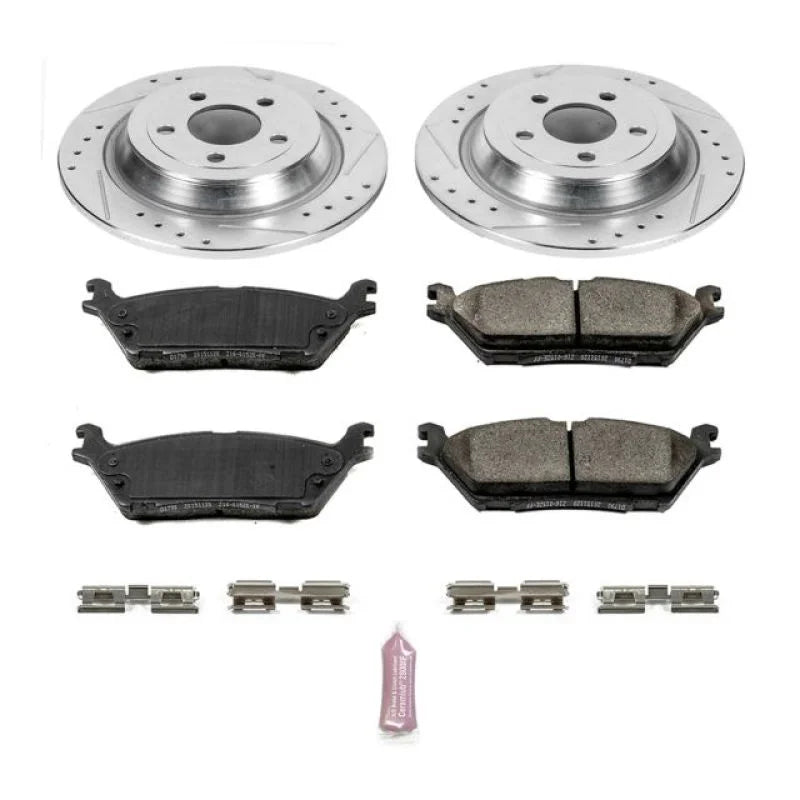 Power Stop Rear Z23 Evolution Sport Brake Kit fits 2015-2017 Ford F-150 - Main Product View