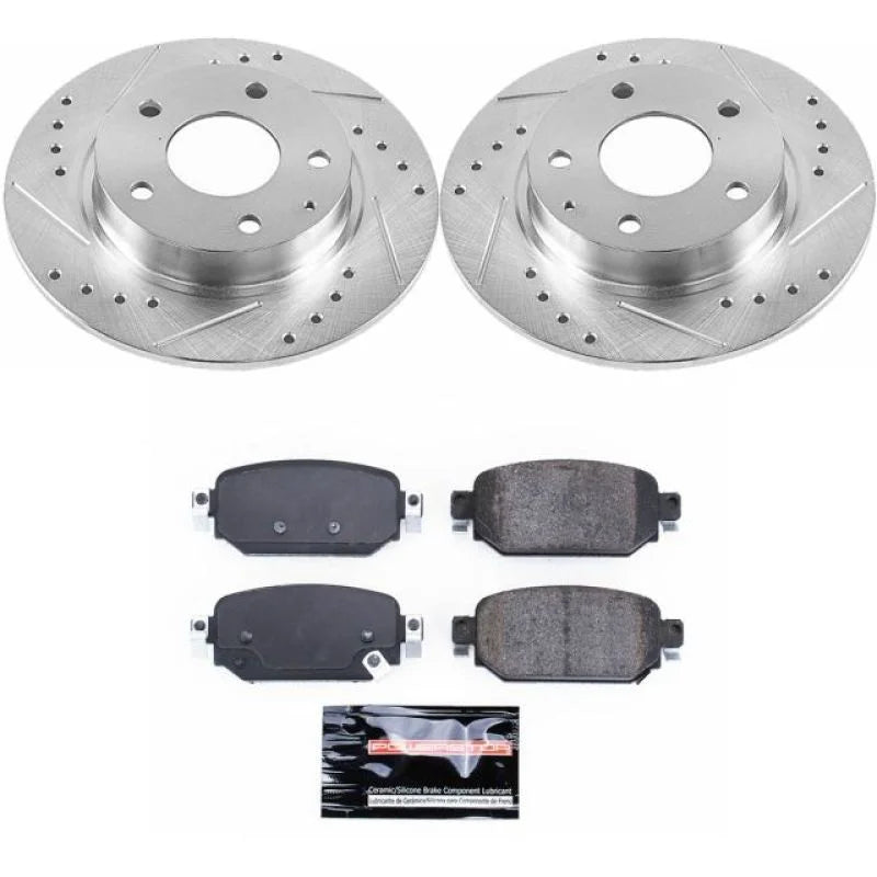 Power Stop Rear Z23 Evolution Sport Brake Kit fits 2017-2018 Mazda 3 Grand Touring / 2019 Mazda Cx-3 Grand Touring / 2019-...