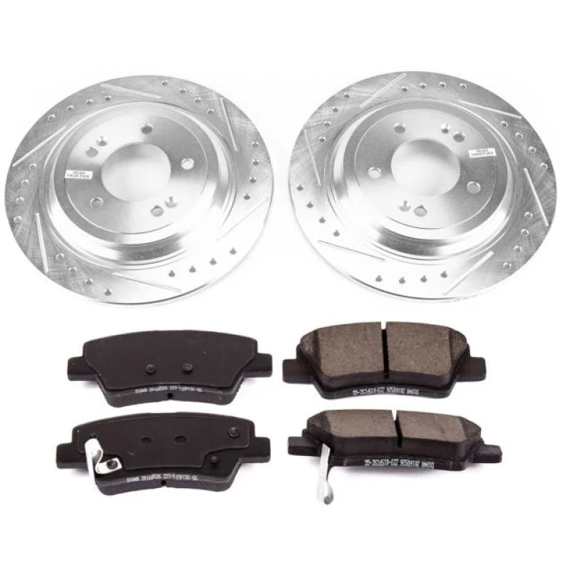 Power Stop Rear Z23 Evolution Sport Brake Kit fits 2019-2021 Hyundai Tucson LIMITED / Kia Sportage / 2017-2022 Kia Sportag...