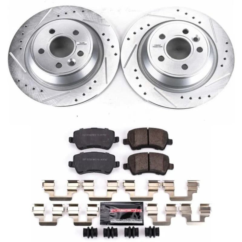 Power Stop Rear Z23 Evolution Sport Brake Kit fits Land Rover Range Rover / 2015 Land Rover Range Rover Evoque Autobiograp...