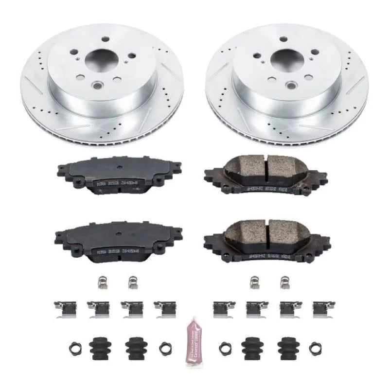 Power Stop Rear Z23 Evolution Sport Brake Kit fits Lexus IS250 / 2014-2015 Lexus IS250 C / 2014-2015 Lexus IS350 C - Main ...