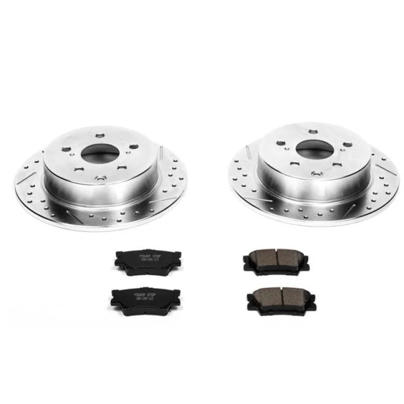 Power Stop Rear Z23 Evolution Sport Brake Kit fits Pontiac Vibe / 2009-2010 Pontiac Vibe AWD / 2009-2013 Toyota Matrix S /...