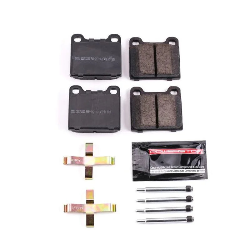 Power Stop Rear Z23 Evolution Sport Brake Pads w/Hardware fits 1961-2004 Audi / BMW / Mercedes-Benz - Main Product View