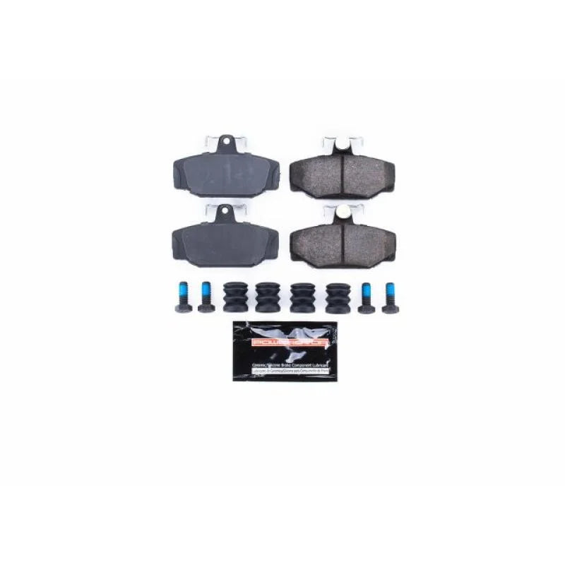 Power Stop Rear Z23 Evolution Sport Brake Pads w/Hardware fits 1988-1990 Volvo 740 / 1988-1990 Volvo 760 / 1988-1991 Volvo...