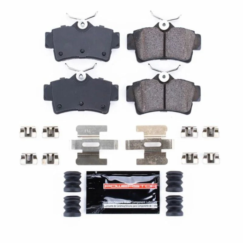 Power Stop Rear Z23 Evolution Sport Brake Pads w/Hardware fits 1994-2001 2003-2004 Ford Mustang - Main Product View