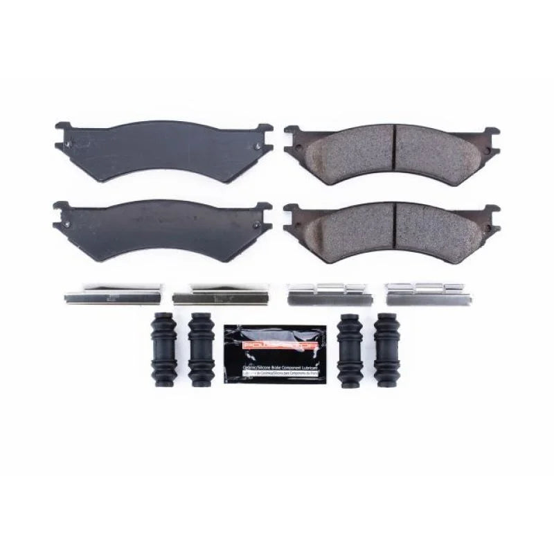 Power Stop Rear Z23 Evolution Sport Brake Pads w/Hardware fits 2003-2007 Ford E-250 / 2001-2002 Ford E-250 Econoline / 200...