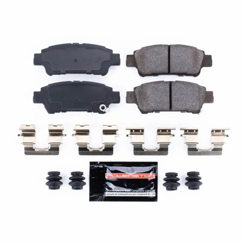 Power Stop Rear Z23 Evolution Sport Brake Pads w/Hardware fits 2004-2010 Toyota Sienna - Main Product View