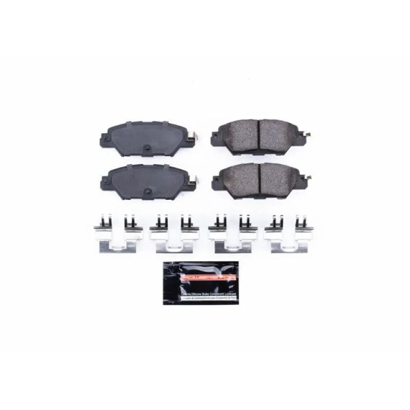 Power Stop Rear Z23 Evolution Sport Brake Pads w/Hardware fits 2016-2024 Mazda Cx-5 - Main Product View