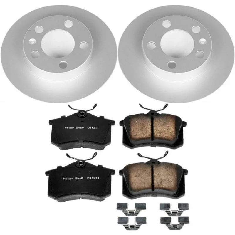 Power Stop Rear Z23 Evolution Sport Coated Brake Kit fits 2000-2006 Audi TT - Main Product View