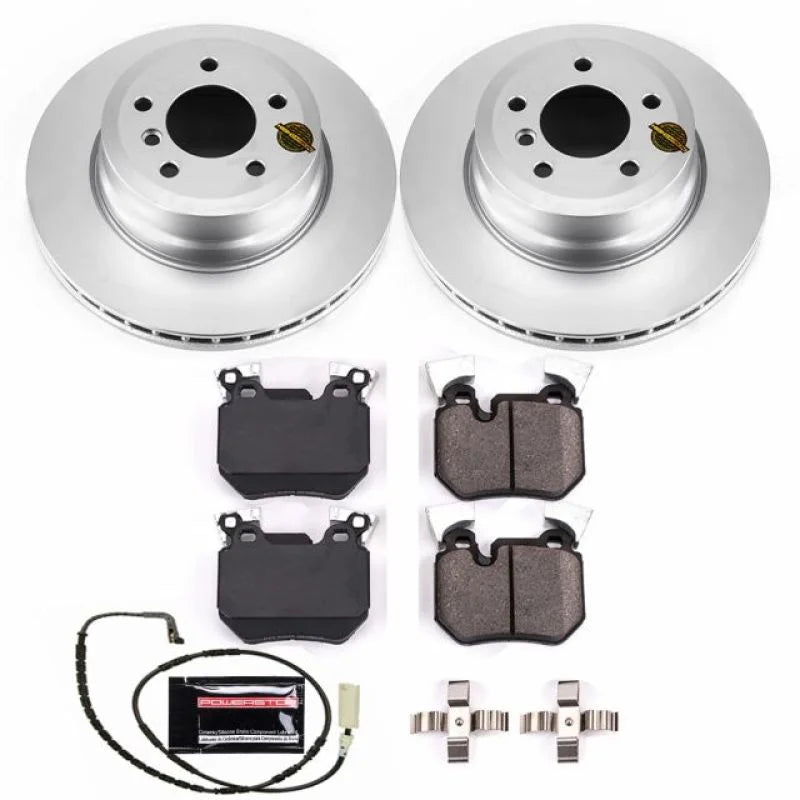 Power Stop Rear Z23 Evolution Sport Coated Brake Kit fits 2008-2010 BMW 135I - Main Product View
