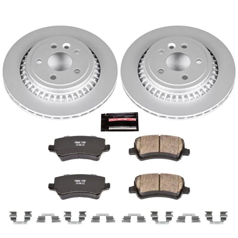Power Stop Rear Z23 Evolution Sport Coated Brake Kit fits 2010-2017 Volvo XC60 - Main Product View