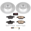 Load image into Gallery viewer, Power Stop Rear Z23 Evolution Sport Coated Brake Kit fits 2012-2015 Mercedes-Benz C250 / 2013-2014 Mercedes-Benz C300 / 20...