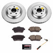 Load image into Gallery viewer, Power Stop Rear Z23 Evolution Sport Coated Brake Kit fits 2015-2016 Mercedes-Benz SL400 / 2017-2020 Mercedes-Benz SL450 / ...