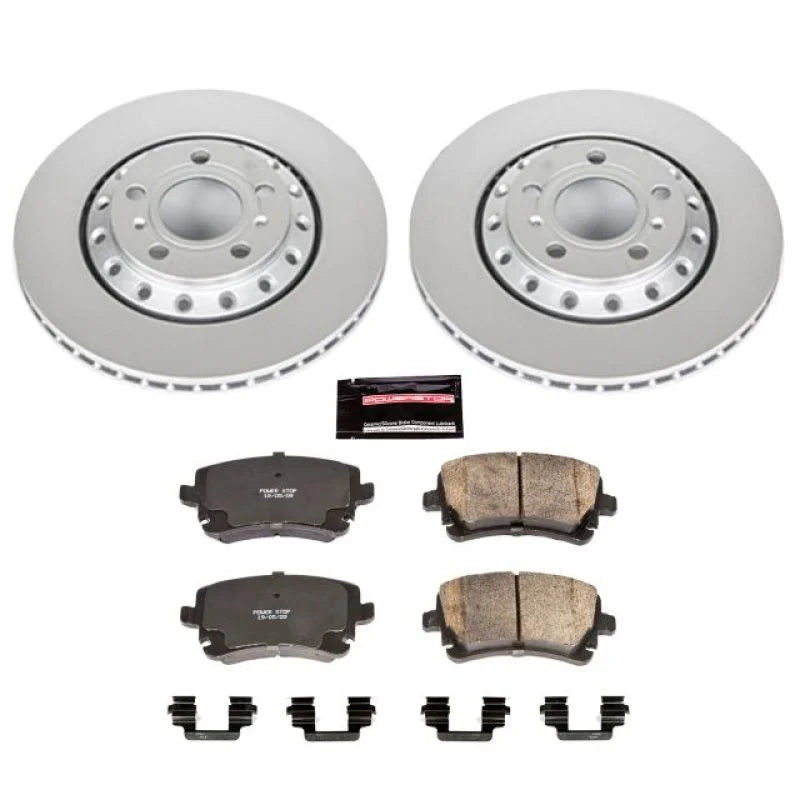 Power Stop Rear Z23 Evolution Sport Coated Brake Kit fits Audi A8 / 2003-2010 Audi A8 Quattro / 2003-2010 Audi A8 Quattro ...