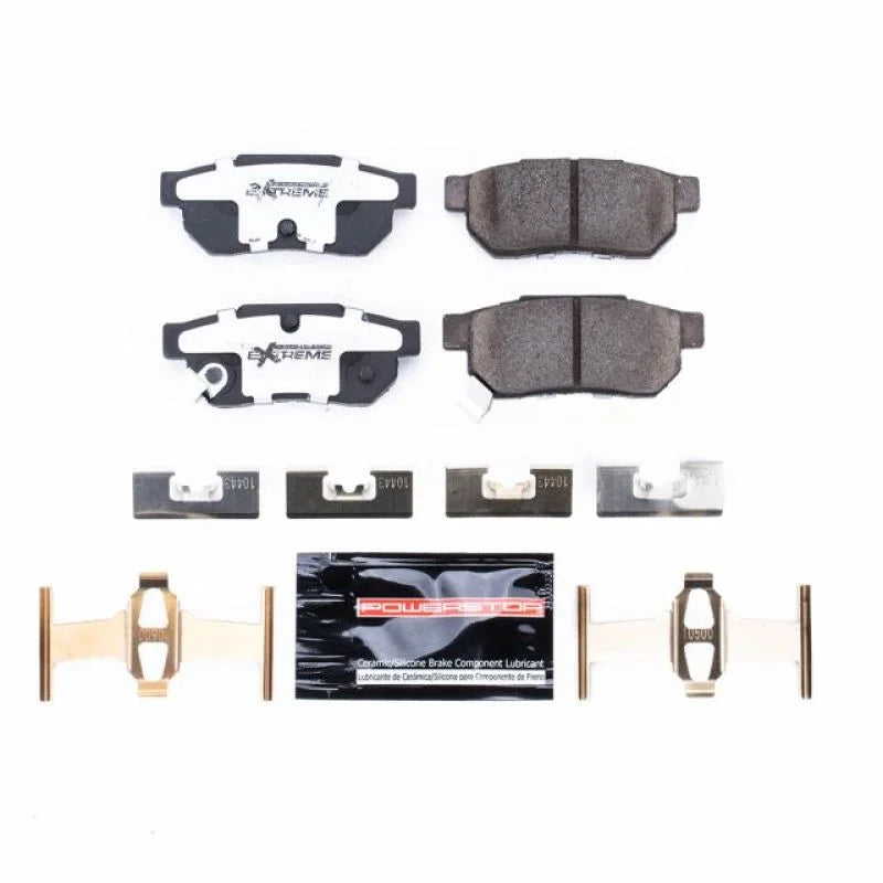 Power Stop Rear Z26 Extreme Street Brake Pads w/Hardware fits 1990-1993 Acura Integra GS / 1992-2001 Acura Integra GS-R / ...