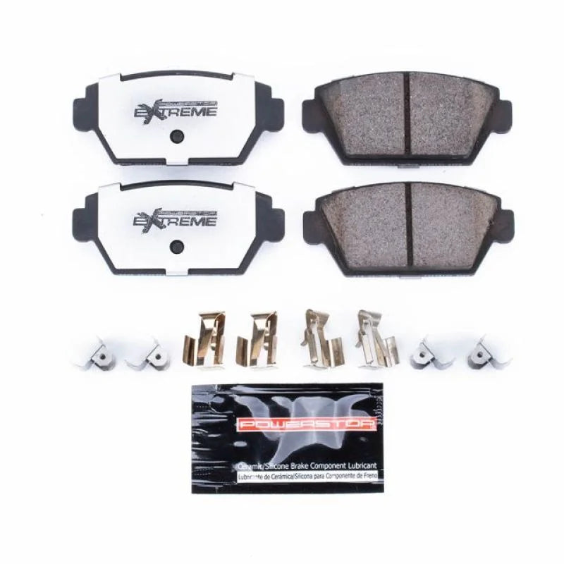 Power Stop Rear Z26 Extreme Street Brake Pads w/Hardware fits 1990-1994 Eagle Talon / 1990-1994 Eagle Talon TSI / 1990-199...