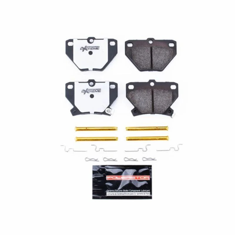 Power Stop Rear Z26 Extreme Street Brake Pads w/Hardware fits 2003-2006 Pontiac Vibe / 2003-2006 Pontiac Vibe GT / 2000-20...