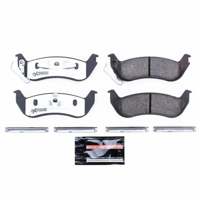 Power Stop Rear Z26 Extreme Street Brake Pads w/Hardware fits Ford Crown / 2003-2011 Ford Crown Victoria / 2010 2011 Ford ...