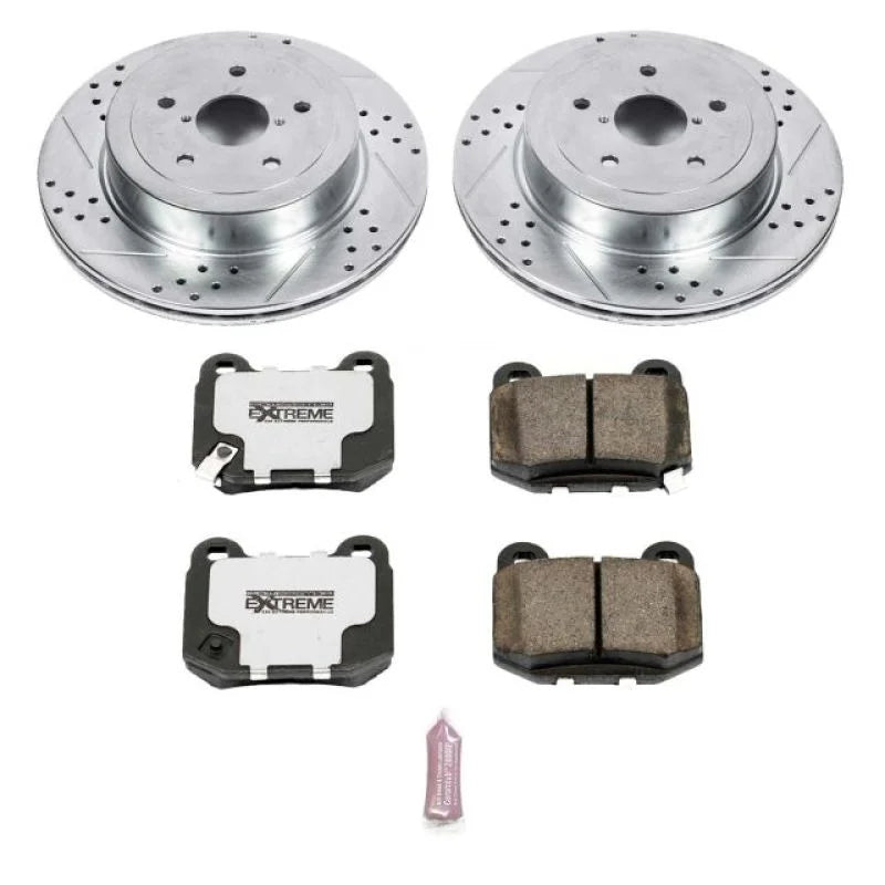 Power Stop Rear Z26 Street Warrior Brake Kit fits 2005-2007 Subaru Impreza / 2005-2007 Subaru Impreza WRX STI / 2007 Subar...