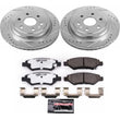 Load image into Gallery viewer, Power Stop Rear Z26 Street Warrior Brake Kit fits 2010-2016 Cadillac SRX / 2011 Saab 9-4X Aero - Main Product View