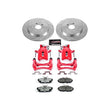 Load image into Gallery viewer, Power Stop Rear Z26 Street Warrior Brake Kit w/Calipers fits Ford Mustang / 2013-2014 Ford Mustang Shelby GT500