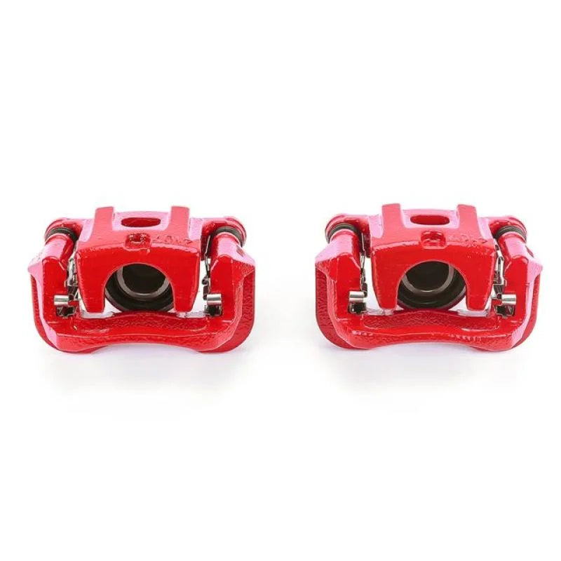 Power Stop Red Calipers w/Brackets - Main Product View
