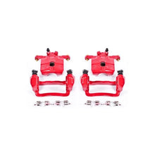 Load image into Gallery viewer, Power Stop Red Calipers w/Brackets Pair Rear fits 2005 2006 Saab 9-2x / 1998-2008 Subaru Forester / 2006 2007 Subaru Impre...
