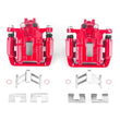 Load image into Gallery viewer, Power Stop Red Calipers w/Brackets - Pair Rear fits Honda CR-V / 2005-2006 Honda CR-V EX - Main Product View