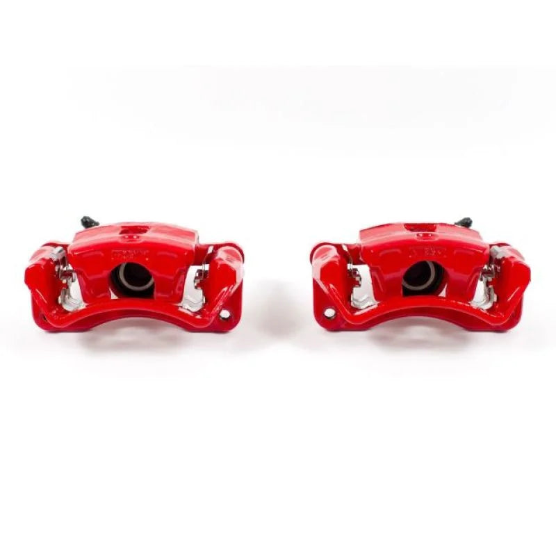Power Stop Red Rear Calipers w/Brackets Pair fits 2004 2005 Chrysler Sebring / 1995-2003 Chrysler Sebring LX / 1995-2000 D...