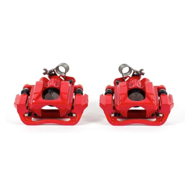Power Stop Red Rear Calipers w/Brackets Pair fits 2011-2016 Ford Explorer / 2013-2016 Ford Explorer SPORT / 2010-2019 Ford...