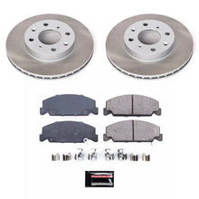 Load image into Gallery viewer, Power Stop Semi-Coated Front Rotor Kit fits 1990 1991 Honda CRX / 1990-2000 Honda Civic / 1993-1997 Honda Civic Del Sol