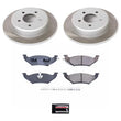 Load image into Gallery viewer, Power Stop Semi-Coated Rotor Kit Rear fits 1997-1999 Chrysler Town &amp; / 1997-2000 Dodge Grand Caravan / 1998-2000 Plymouth ...