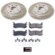 Load image into Gallery viewer, Power Stop Semi-Coated Rotor Kit Rear fits 1997-2000 Ford Escort / 1998-2003 Ford Escort ZX2 / 1994-1997 1999-2003 Mazda M...