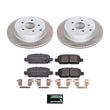 Load image into Gallery viewer, Power Stop Semi-Coated Rotor Kit fits 2010-2012 Infiniti FX35 / 2013 Infiniti FX37 / 2014-2024 Infiniti Q50 / 2017-2022 In...