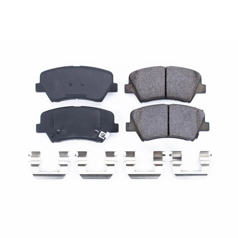 Power Stop Z17 Ceramic Front Brake Pads w/Hardware fits 2016 Hyundai Elantra / 2011-2013 Hyundai Elantra Gls / 2011-2016 H...
