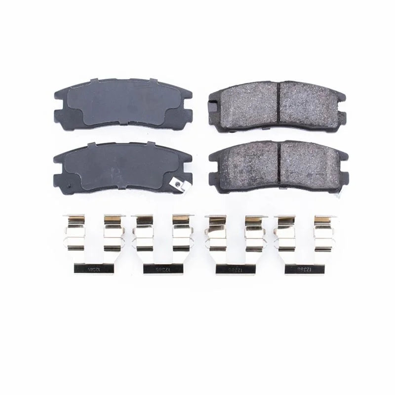 Power Stop Z17 Ceramic Rear Brake Pads w/Hardware fits 2004 2005 Chrysler Sebring / 1995-2003 Chrysler Sebring LX / 1995-2...