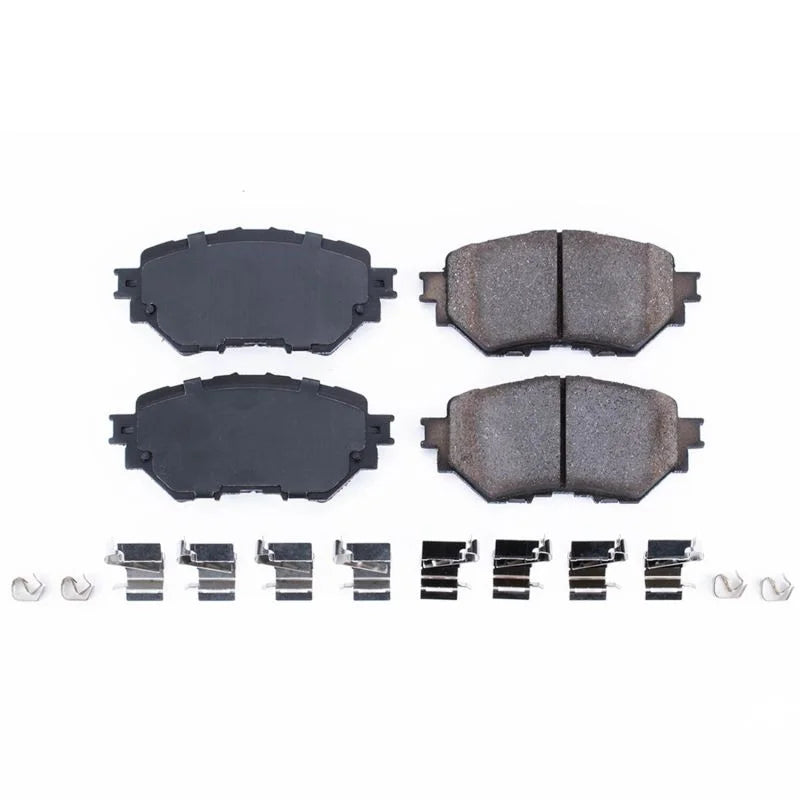 Power Stop Z17 Evolution Ceramic Brake Pads w/Hardware fits 2017-2018 Mazda 3 Grand Touring / 2014-2016 Mazda 3 I Grand To...