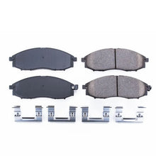 Load image into Gallery viewer, Power Stop Z17 Evolution Ceramic Front Brake Pads w/Hardware fits 2000-2004 Nissan Frontier / Xterra - Main Product View
