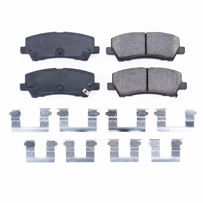 Power Stop Z17 Evolution Ceramic Rear Brake Pads w/Hardware fits 2015-2023 Ford Mustang - Main Product View