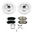 Load image into Gallery viewer, Power Stop Z17 Evolution Geomet Coated Brake Kit fits 2014-2017 Nissan Leaf S - Main Product View