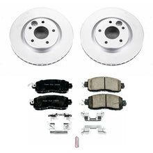 Load image into Gallery viewer, Power Stop Z17 Evolution Geomet Coated Brake Kit fits 2014-2017 Nissan Leaf S - Main Product View