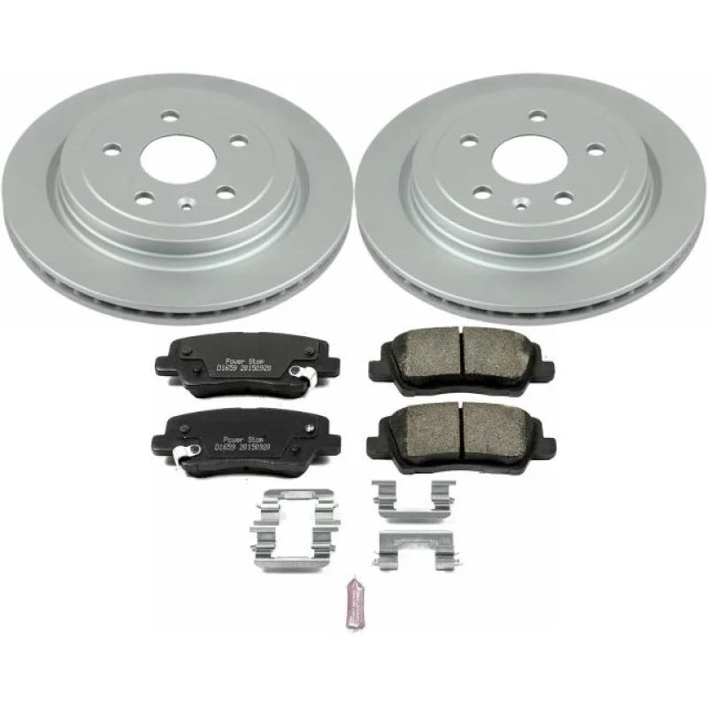 Power Stop Z17 Evolution Geomet Coated Brake Kit fits 2014-2019 Cadillac CTS - Main Product View