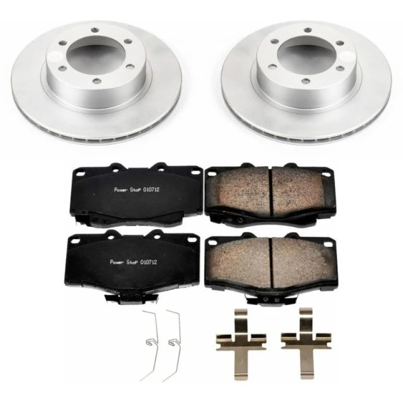Power Stop Z17 Evolution Geomet Coated Front Brake Kit fits 1995-2004 Toyota 4RUNNER / 1995-2004 Toyota Tacoma - Main Prod...
