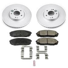 Load image into Gallery viewer, Power Stop Z17 Evolution Geomet Coated Front Brake Kit fits 2015-2021 Kia Sedona - Main Product View