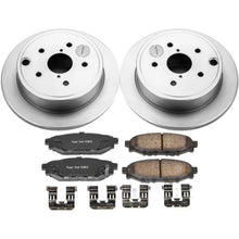 Load image into Gallery viewer, Power Stop Z17 Evolution Geomet Coated Rear Brake Kit fits 2015-2021 Subaru WRX - Main Product View