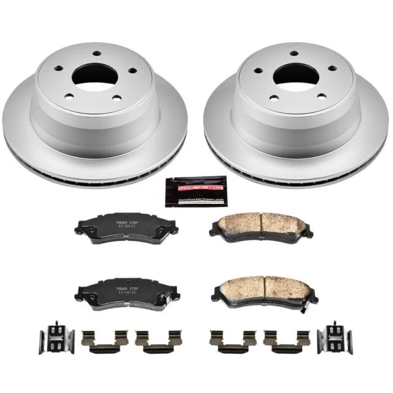 Power Stop Z17 Geomet Coated Brake Kit Rear fits 1997-2001 Chevrolet Blazer / 1997-2004 Chevrolet Blazer LS / 1997-2001 Ch...