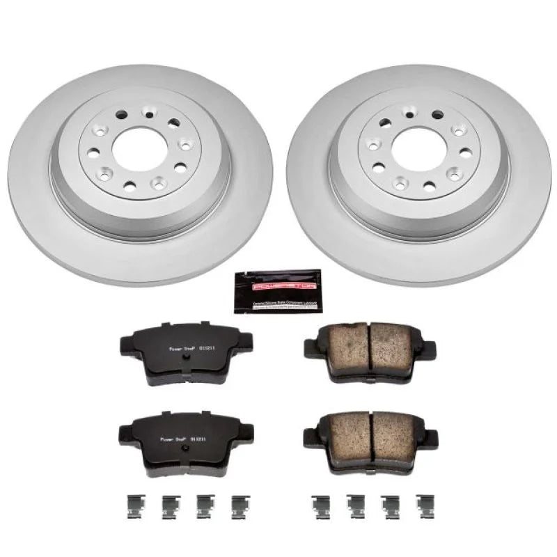 Power Stop Z17 Geomet Coated Brake Kit fits 2005-2007 Ford Five Hundred / 2005-2007 Ford Freestyle / 2008 2009 Ford Taurus...