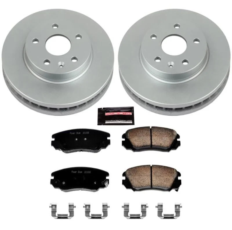 Power Stop Z17 Geomet Coated Front Brake Kit fits 2012-2016 Buick LaCrosse / 2011 Buick LaCrosse CX / 2012 Buick LaCrosse ...