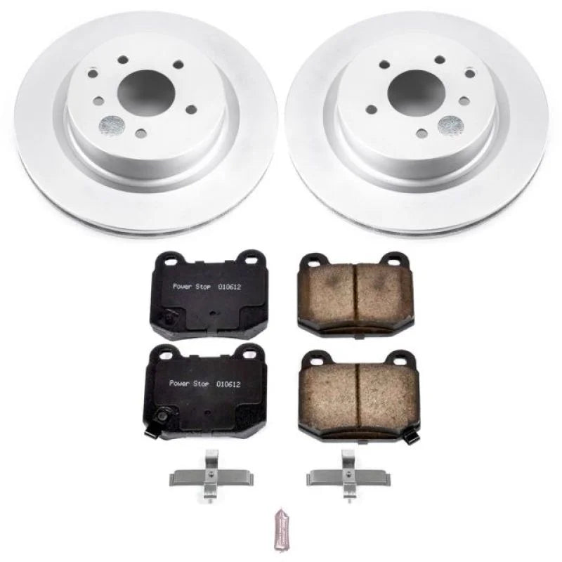 Power Stop Z17 Geomet Coated Rear Brake Kit fits 2003 2004 Infiniti G35 / 2003-2008 Nissan 350Z / 2005 Nissan 350Z 35TH - ...