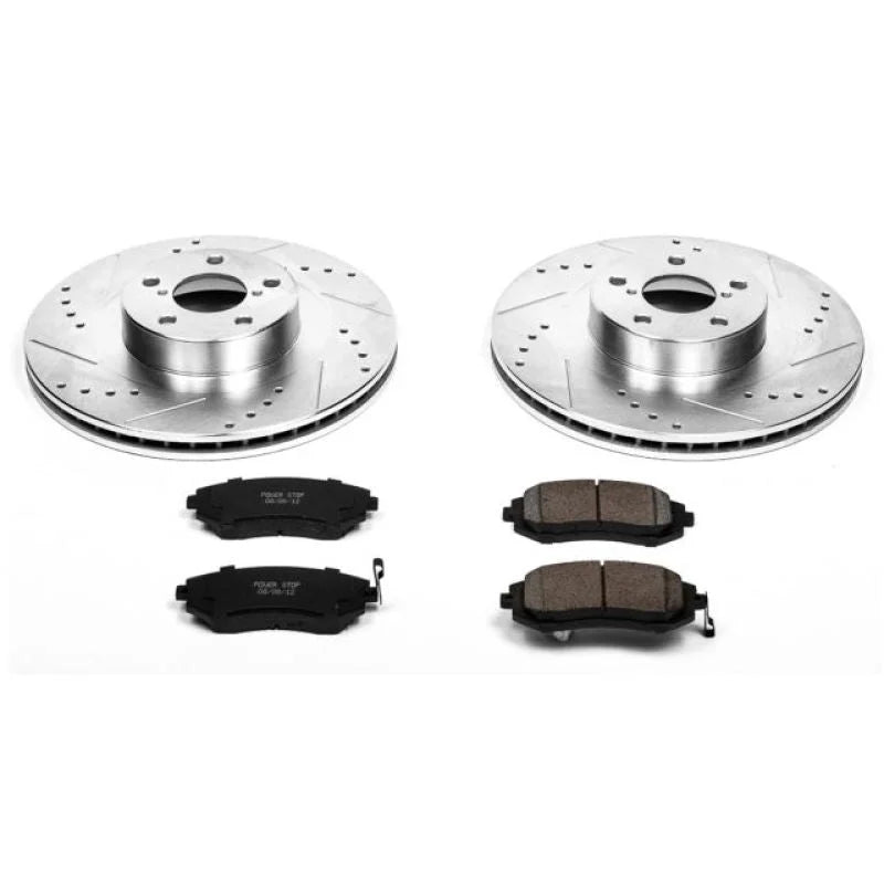 Power Stop Z23 Brake Kit Front fits 2005 2006 Saab 9-2x / 2003 Subaru Baja / 2003-2006 Subaru Baja SPORT / 2003-2008 Subar...